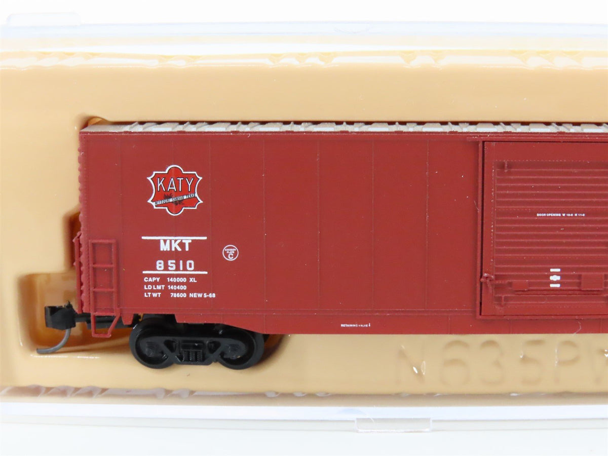 N Scale Atlas 37231 MKT Missouri Kansas Texas Katy 60&#39; Auto Parts Boxcar #8510