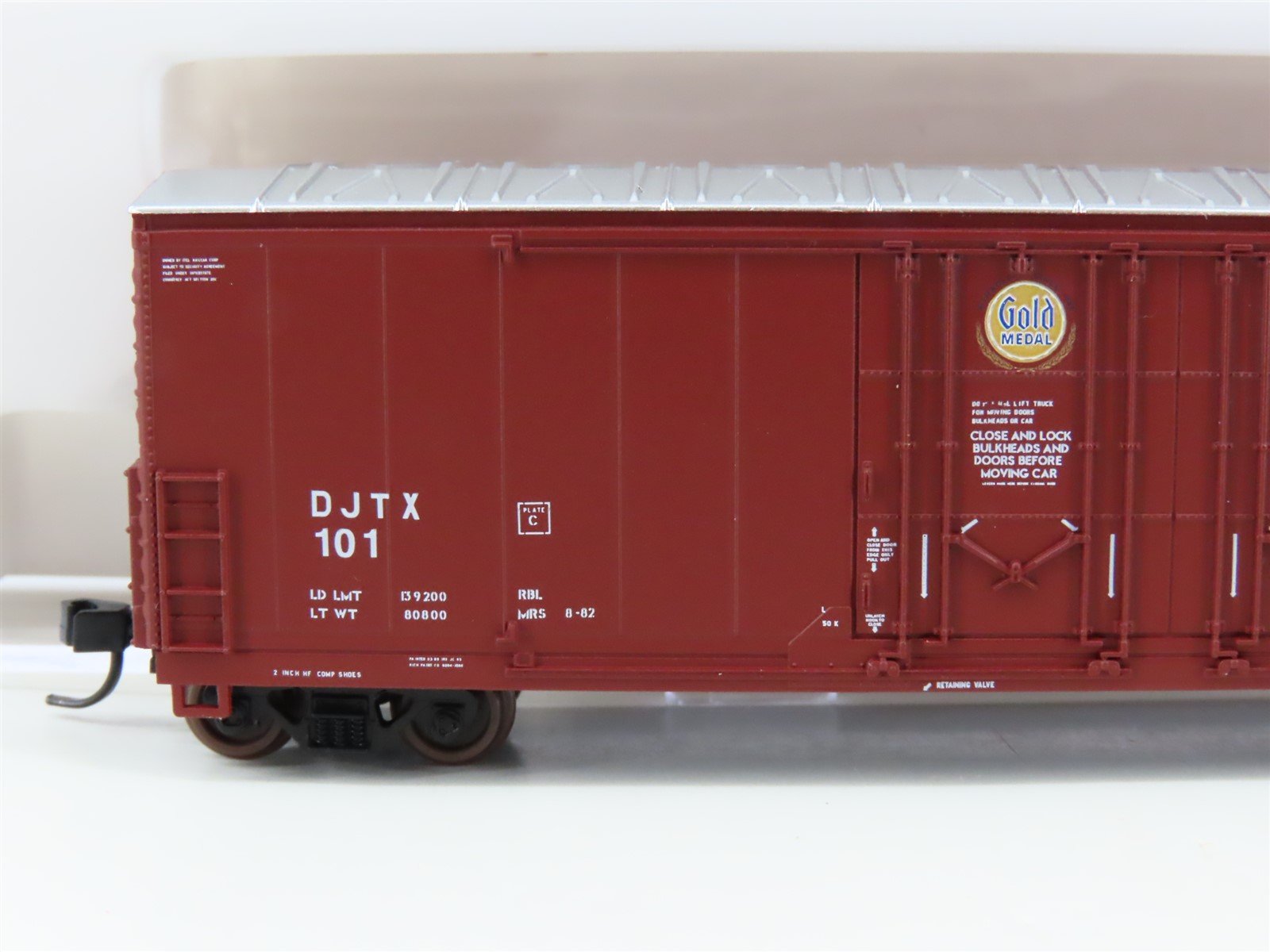 N Atlas 31341 DJTX Gold Medal/General Mills 53' Double Plug Door Boxcar #101