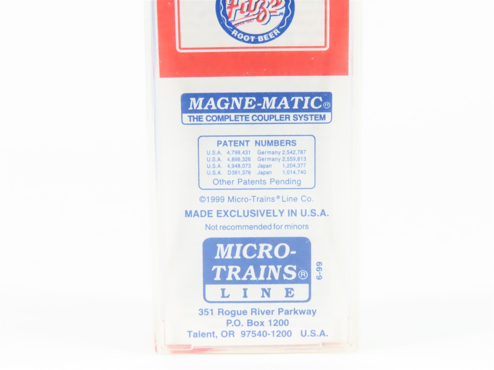 N Micro-Trains MTL NSC 6-99 Special Run Fitz's Root Bear 40' Semi Trailer