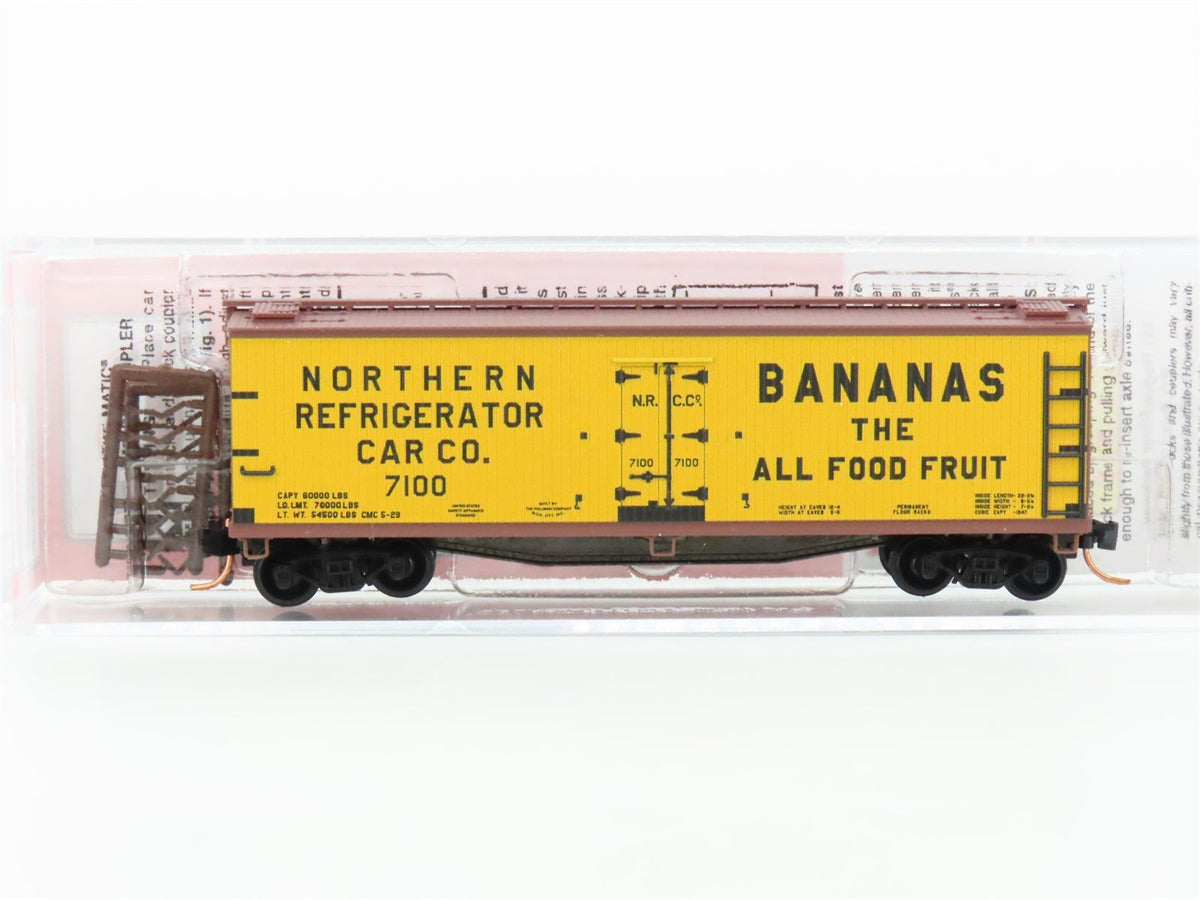 N Micro-Trains MTL NSE 19-01 NRCC Northern Refrigerator Car Co 40&#39; Reefer #7100
