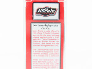 N Micro-Trains MTL NSE 19-01 NRCC Northern Refrigerator Car Co 40' Reefer #7100