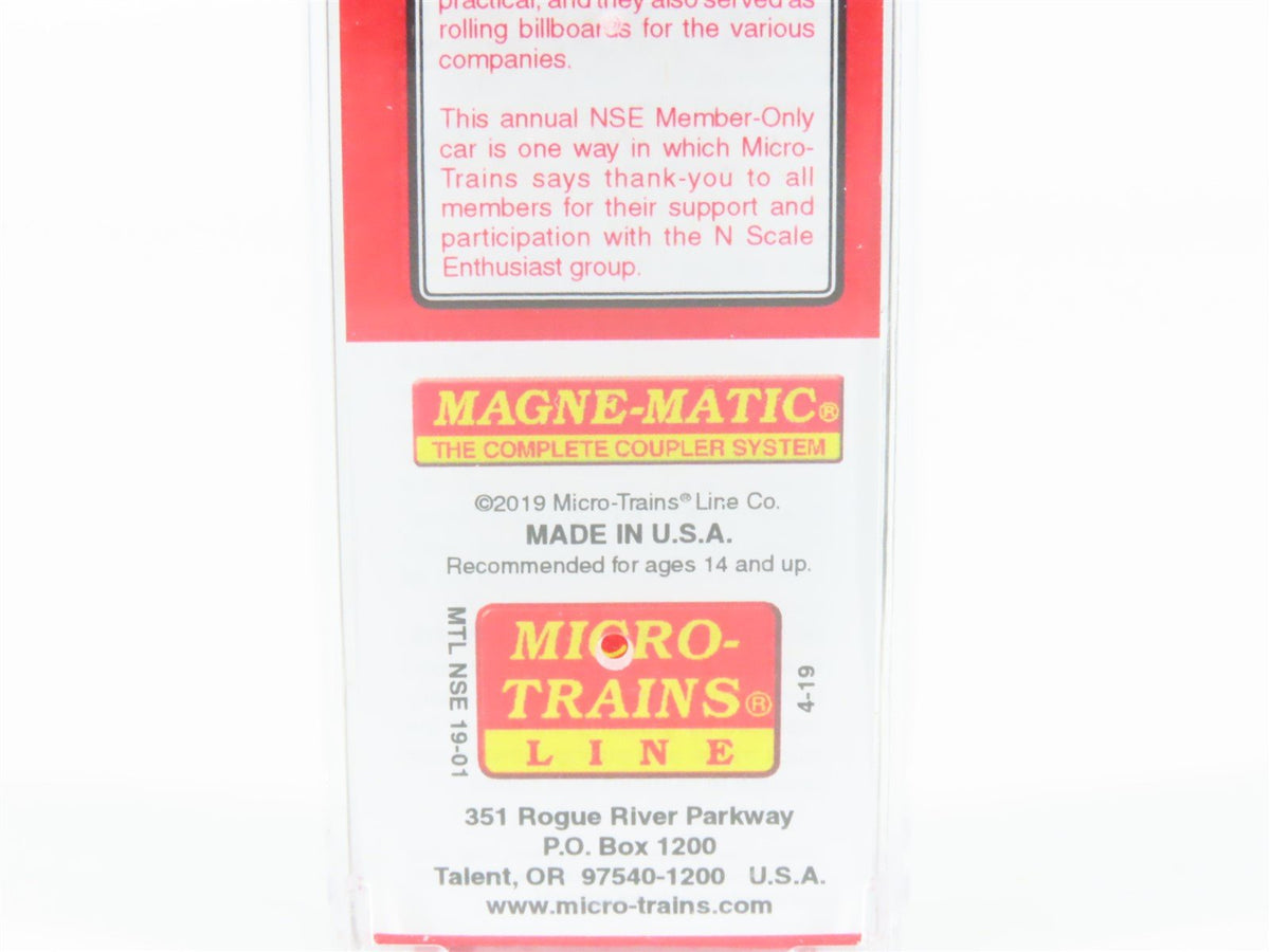 N Micro-Trains MTL NSE 19-01 NRCC Northern Refrigerator Car Co 40&#39; Reefer #7100