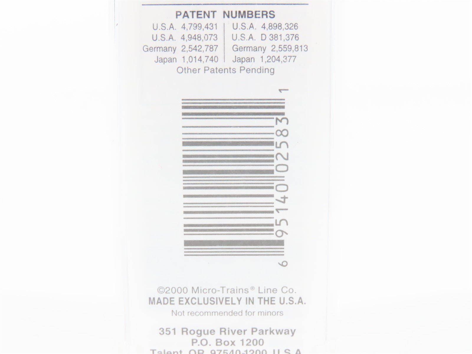 N Scale Micro-Trains MTL 67180 BN Intermodal 