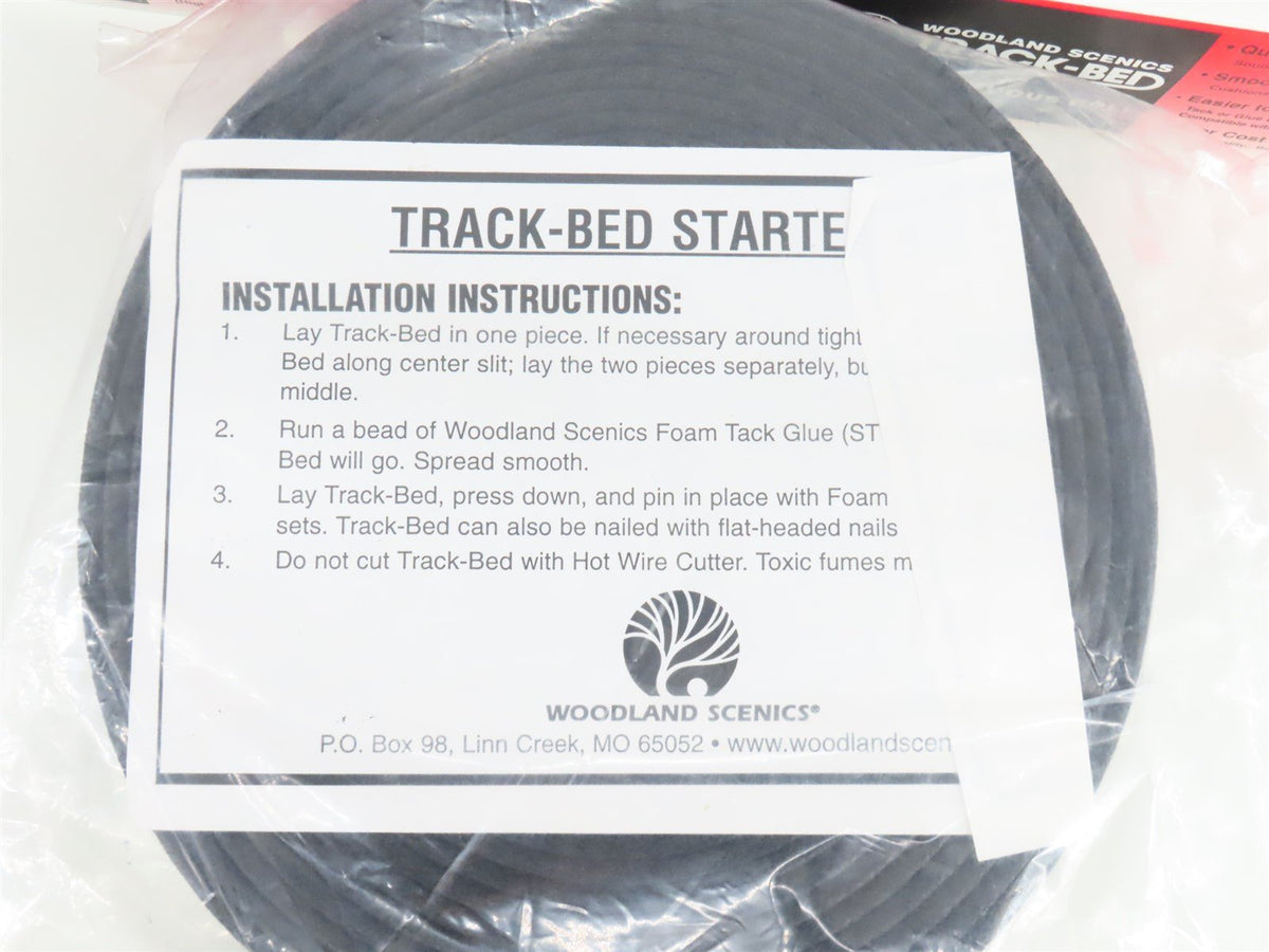 LOT of 3 O 1/48 Scale Woodland Scenics ST1476 Track Bed Starter Packs