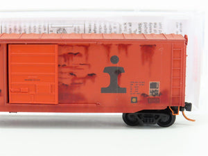 N Scale Micro-Trains MTL 07744120 ICG 50' Boxcar #51136 Weathered & Graffiti