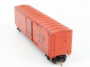 N Scale Micro-Trains MTL 07744120 ICG 50' Boxcar #51136 Weathered & Graffiti