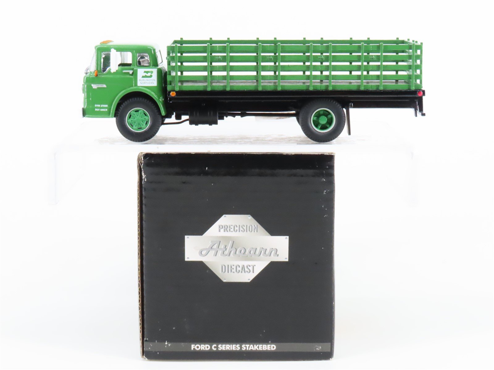 1:50 Athearn 90911 Die-Cast BN Burlington Northern Ford C Series Stakebed Truck