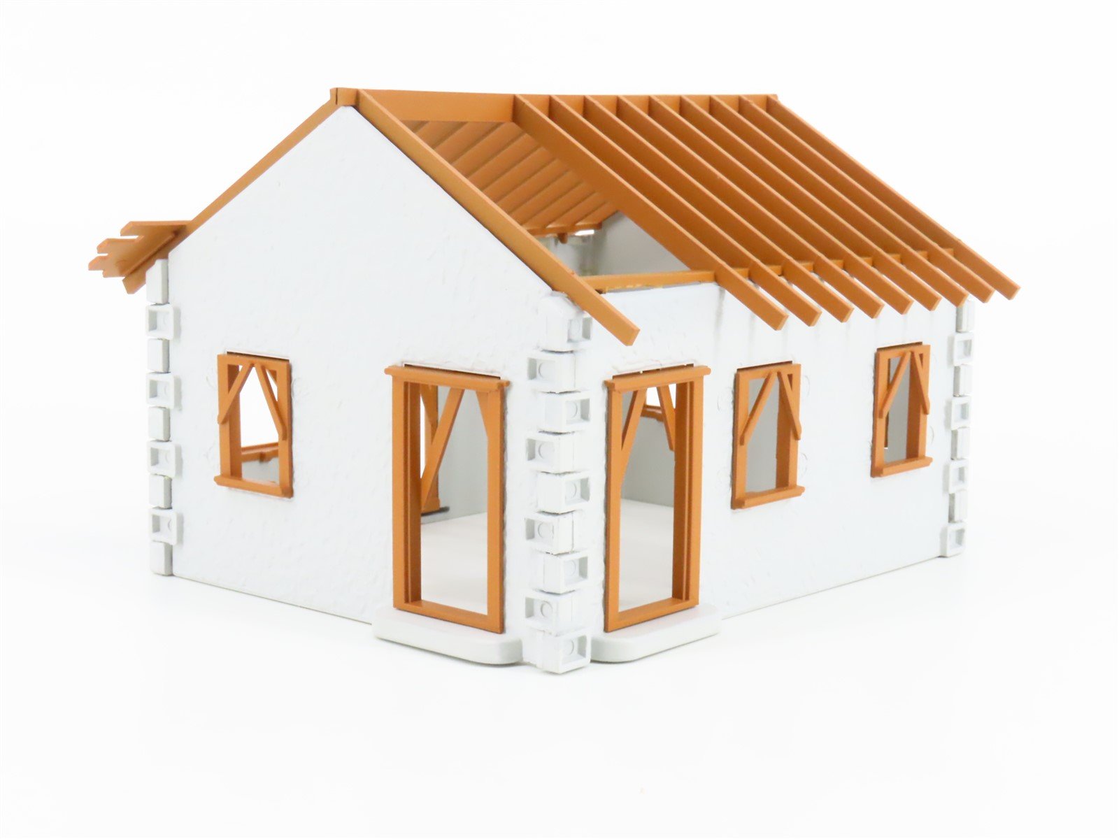 O 1/48 Scale Bachmann Plasticville 45316 House Under Construction