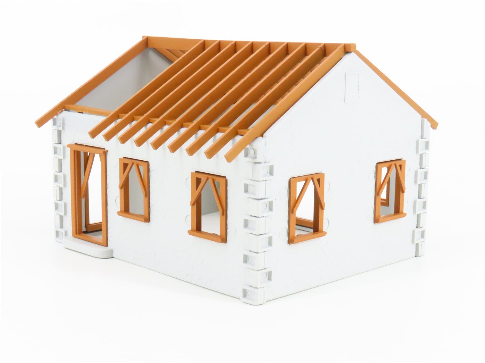 O 1/48 Scale Bachmann Plasticville 45316 House Under Construction