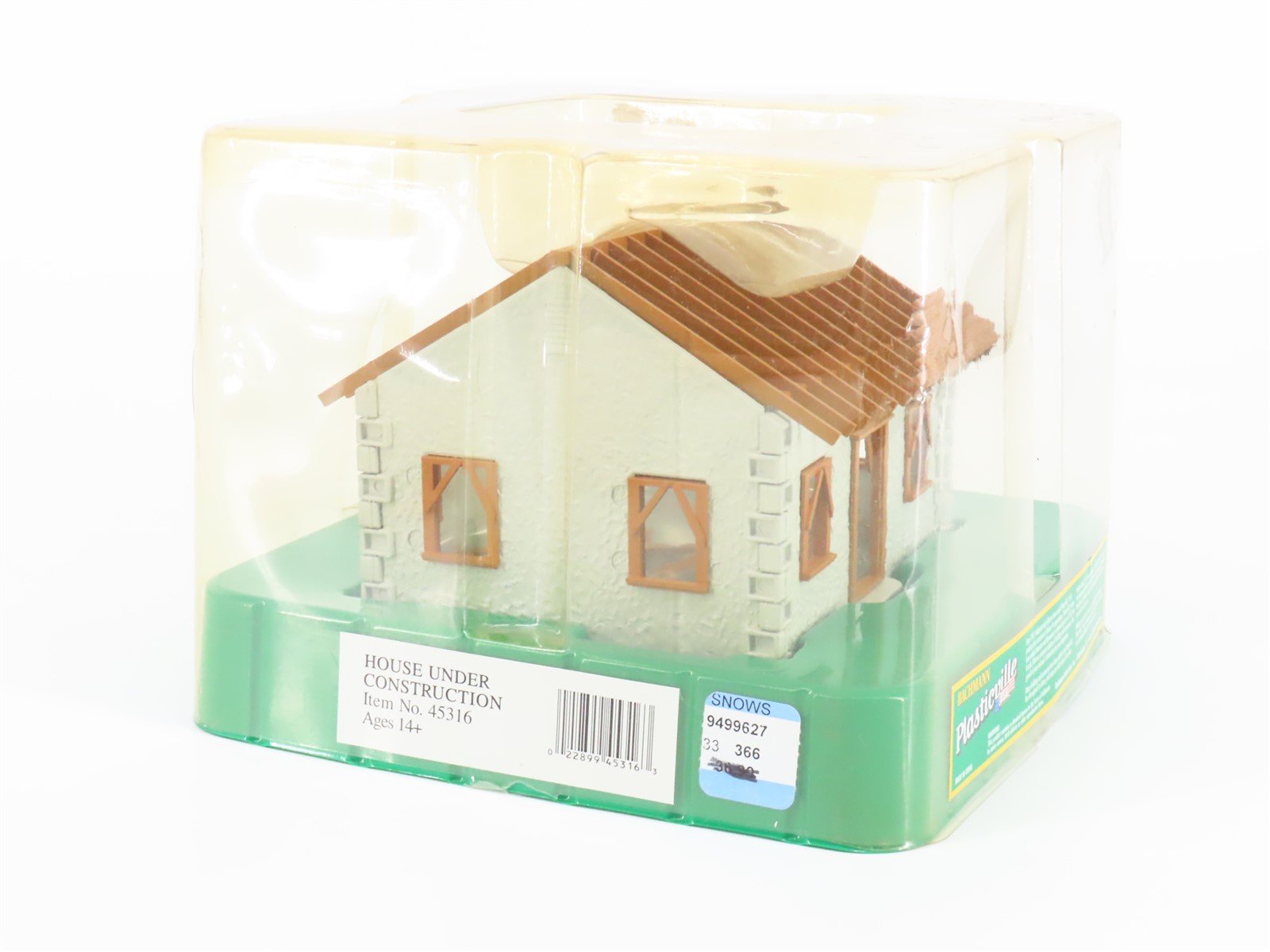 O 1/48 Scale Bachmann Plasticville 45316 House Under Construction