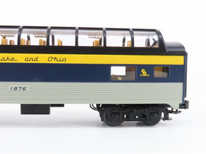 O Gauge 3-Rail MTH C&O Chesapeake & Ohio Railroad Dome Passenger #1876