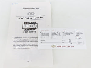 HO Scale Proto 1000 920-31015 NYCT New York City R17 Subway Car #6604