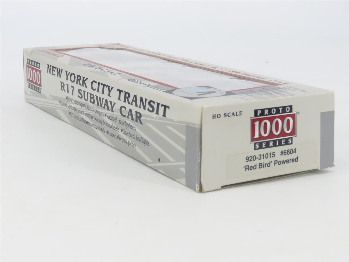 HO Scale Proto 1000 920-31015 NYCT New York City R17 Subway Car #6604