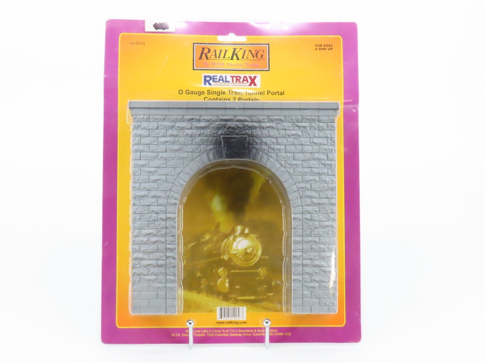 O 1/48 Scale MTH Rail King Real Trax 40-9014 Single Train Tunnel Portal Set of 2