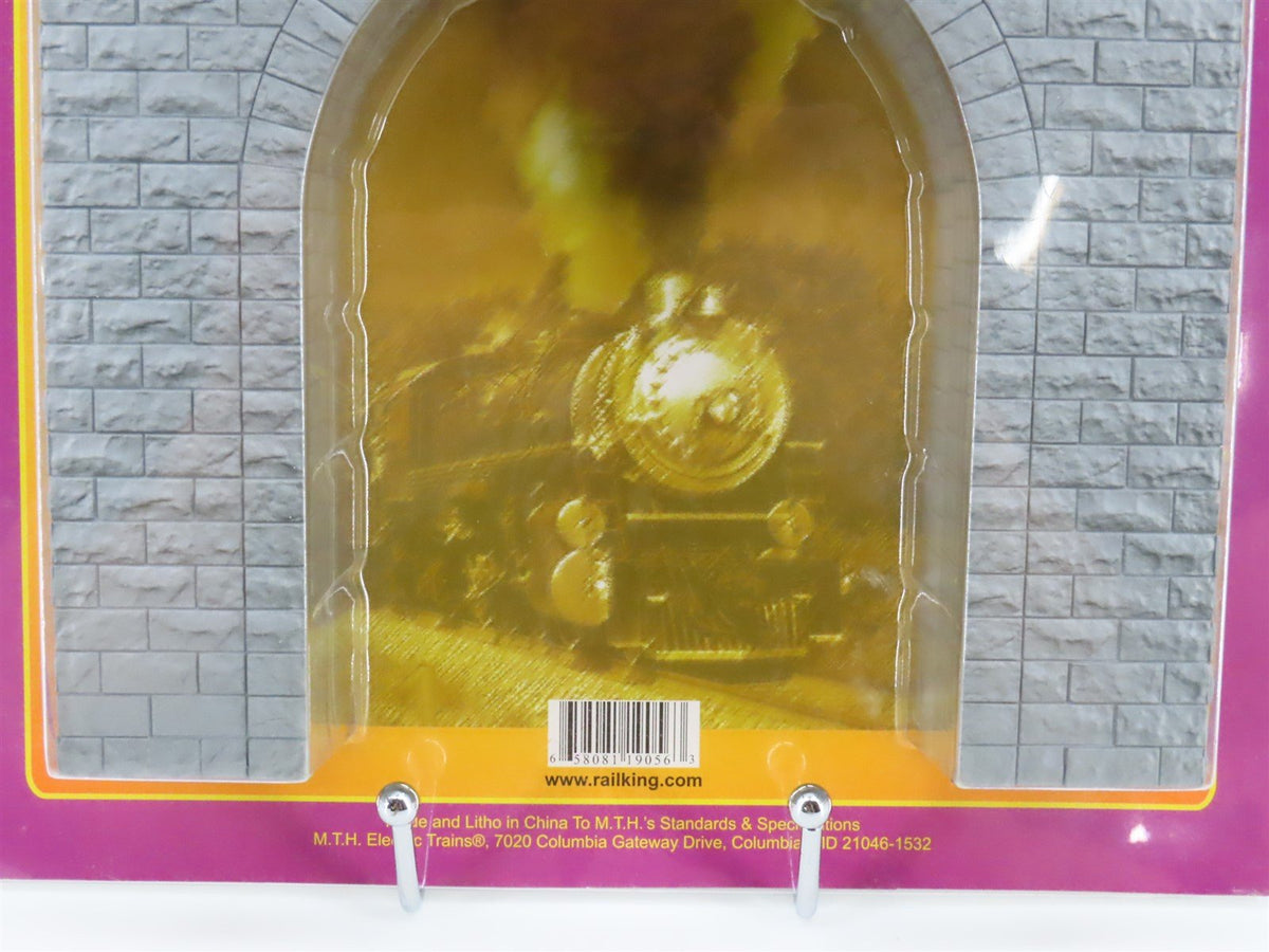 O 1/48 Scale MTH Rail King Real Trax 40-9014 Single Train Tunnel Portal Set of 2