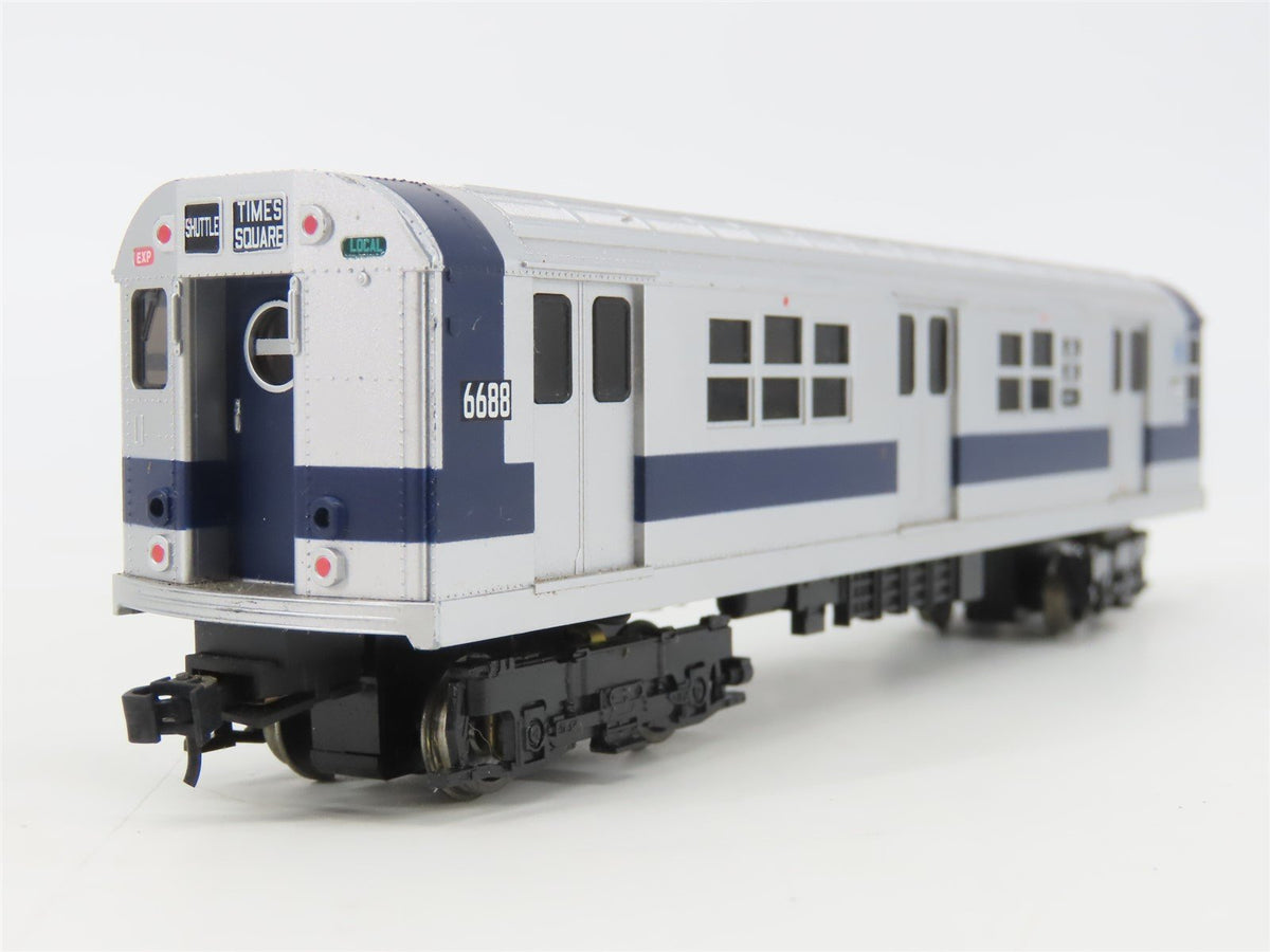 HO Scale Proto 1000 30186 NYCT New York City Blue Stripe R17 Subway Car #6688