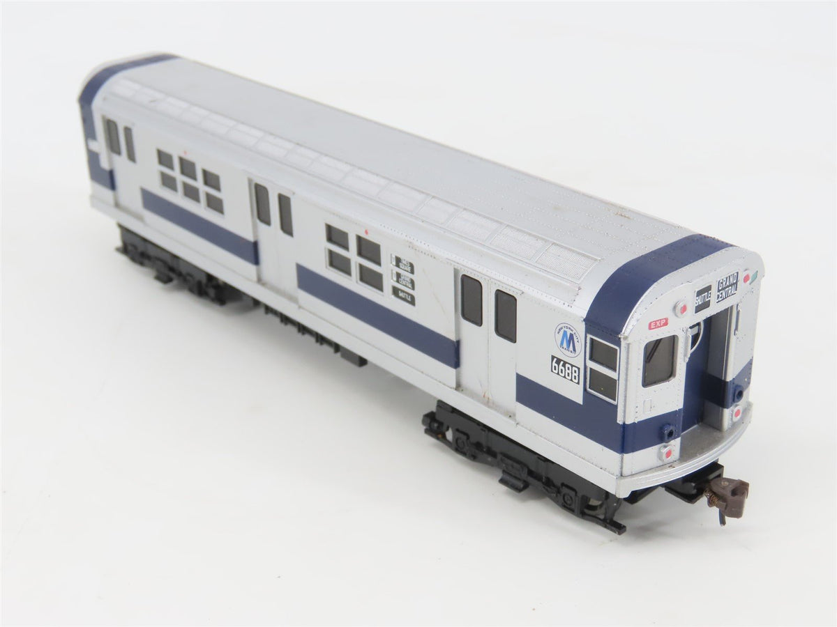HO Scale Proto 1000 30186 NYCT New York City Blue Stripe R17 Subway Car #6688
