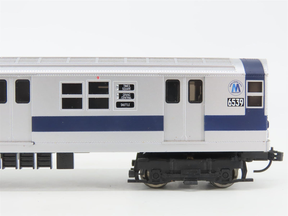 HO Scale Proto 1000 30186 NYCT New York City Blue Stripe R17 Subway Car #6539
