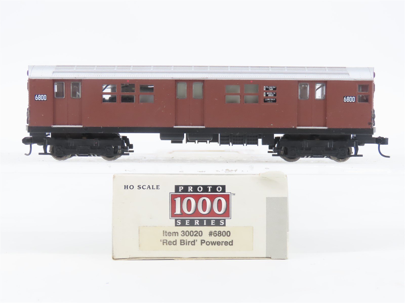 HO Scale Proto 1000 30020 NYCT New York City R17 Red Bird Subway Car #6800