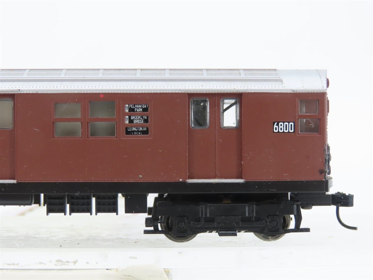 HO Scale Proto 1000 30020 NYCT New York City R17 Red Bird Subway Car #6800