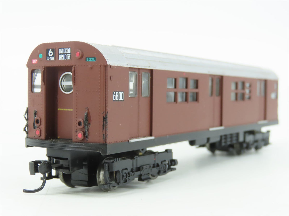 HO Scale Proto 1000 30020 NYCT New York City R17 Red Bird Subway Car #6800