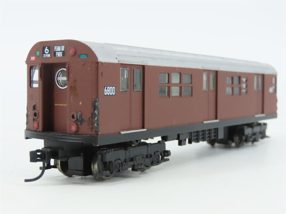 HO Scale Proto 1000 30020 NYCT New York City R17 Red Bird Subway Car #6800