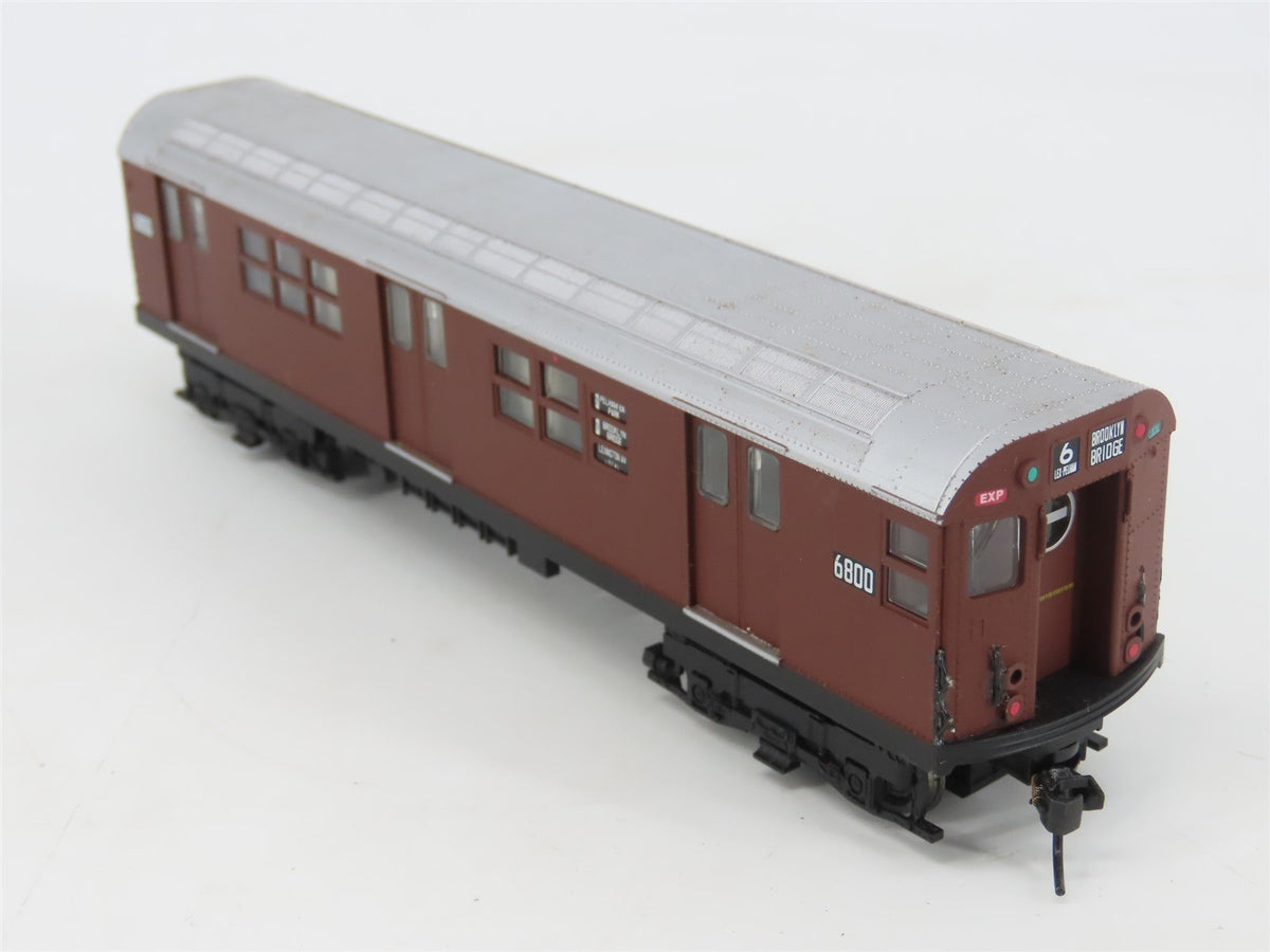 HO Scale Proto 1000 30020 NYCT New York City R17 Red Bird Subway Car #6800