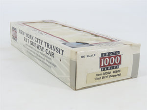 HO Scale Proto 1000 30020 NYCT New York City R17 Red Bird Subway Car #6800