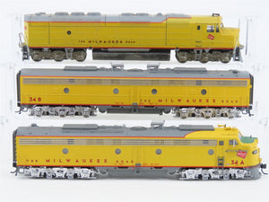 LOT of 3 HO Athearn/Proto 2000 MILW Milwaukee Road E8 A/B, F45 Diesel Locos