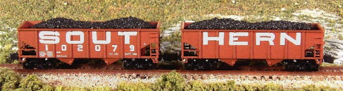 Z FULL THROTTLE FT2062 SOU Southern 2-Bay &quot;Articulated 100-Ton&quot; Hoppers Set #1
