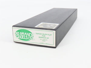 HOn3 Scale Rio Grande Models Kit #3030-ID D&RGW Idler Flat For Derrick OP
