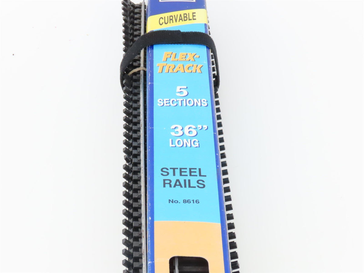 LOT of 15 HO Scale Life-Like Steel Rail Code 100 Straight 36&quot; Track Pieces