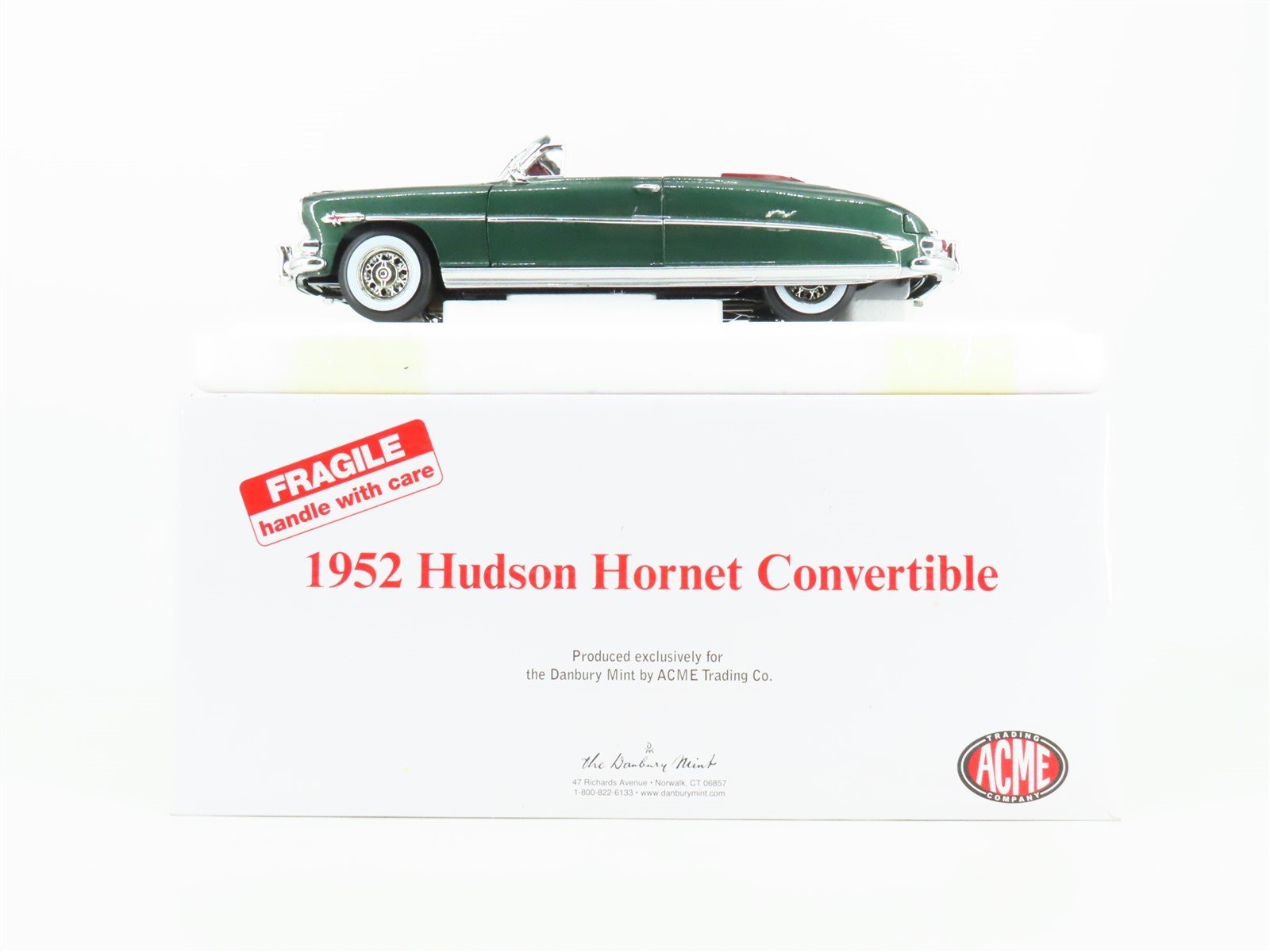 1:18 Scale Danbury Mint ACME Die-Cast 1952 Hudson Hornet Convertible