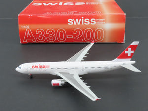 1:400 Dragon Wings Tucano Line 55418 Die-Cast Swiss Airbus A330-200 Airliner