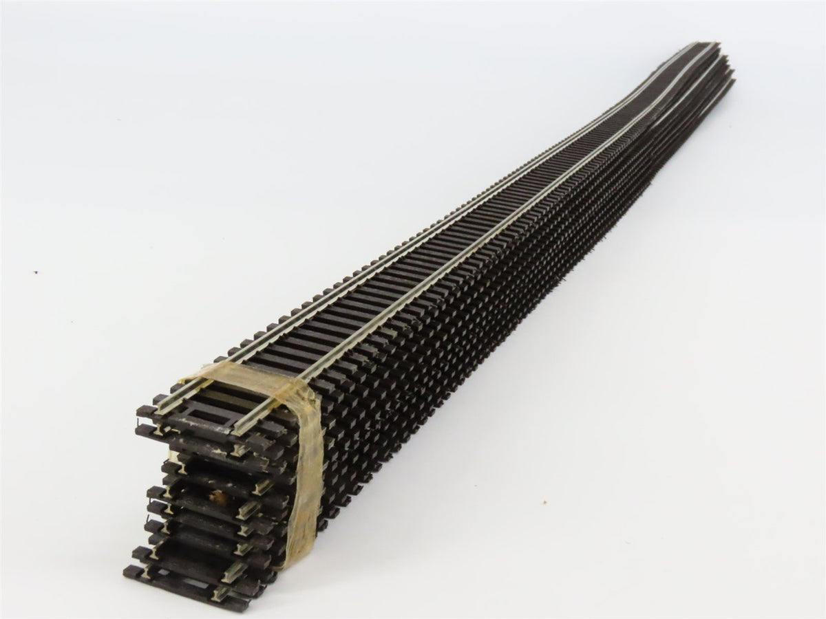 LOT of 50 HO Scale Shinohara Flex Track Code 100 Straight 39-1/2&quot; Track Pieces