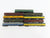 LOT of 9 N Scale CNW/ATSF/PRR/UP/B&O Coach, Baggage, Obs Passenger Cars
