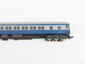 LOT of 9 N Scale CNW/ATSF/PRR/UP/B&O Coach, Baggage, Obs Passenger Cars
