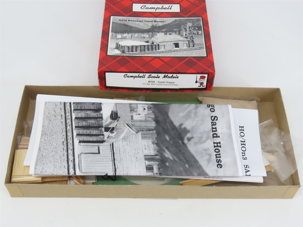 HO 1/87 Scale Campbell Scale Models Kit 358 Durango Sand House w/ DVD