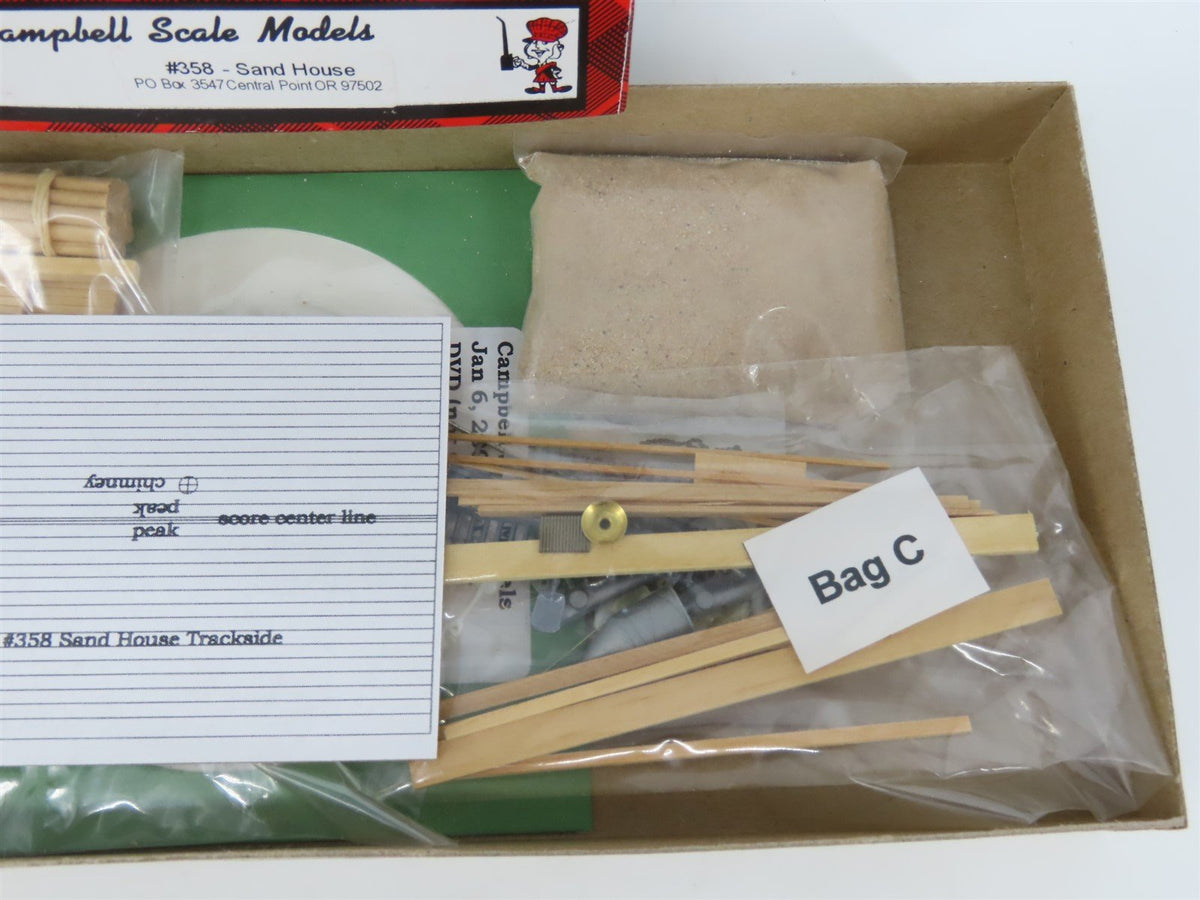 HO 1/87 Scale Campbell Scale Models Kit 358 Durango Sand House w/ DVD