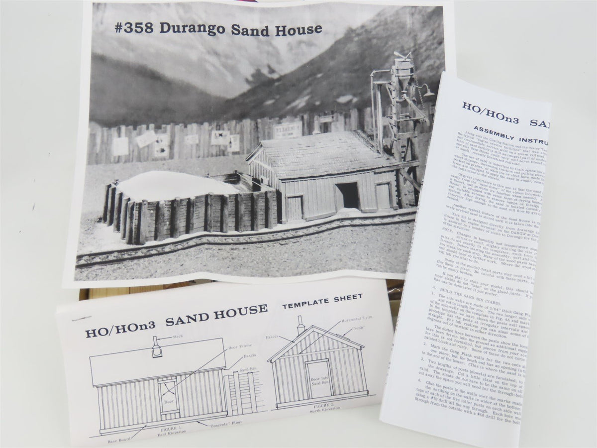 HO 1/87 Scale Campbell Scale Models Kit 358 Durango Sand House w/ DVD