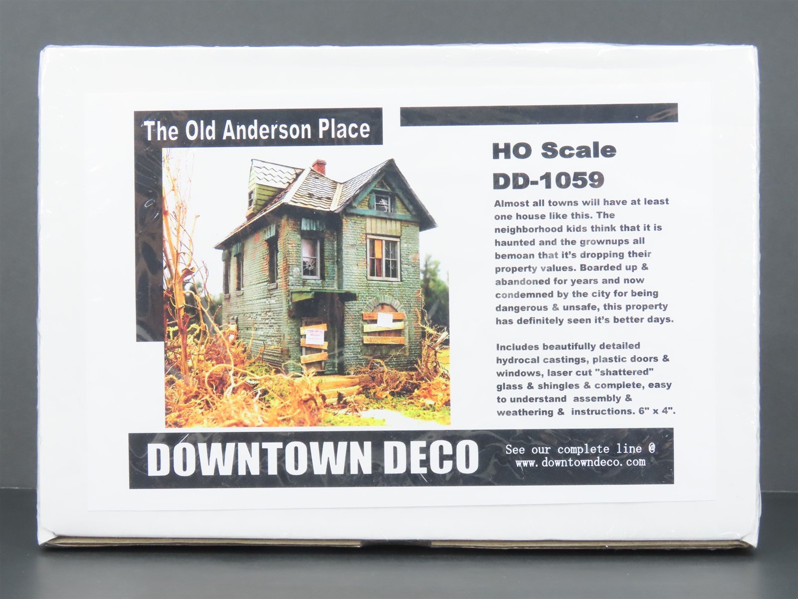 HO 1/87 Scale Downtown Deco Kit DD-1059 The Old Anderson Place - SEALED