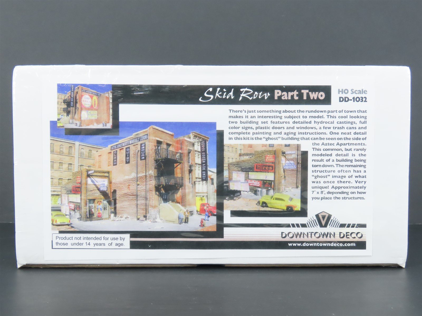 HO 1/87 Scale Downtown Deco Kit DD-1032 Skid Row - Part Two - SEALED