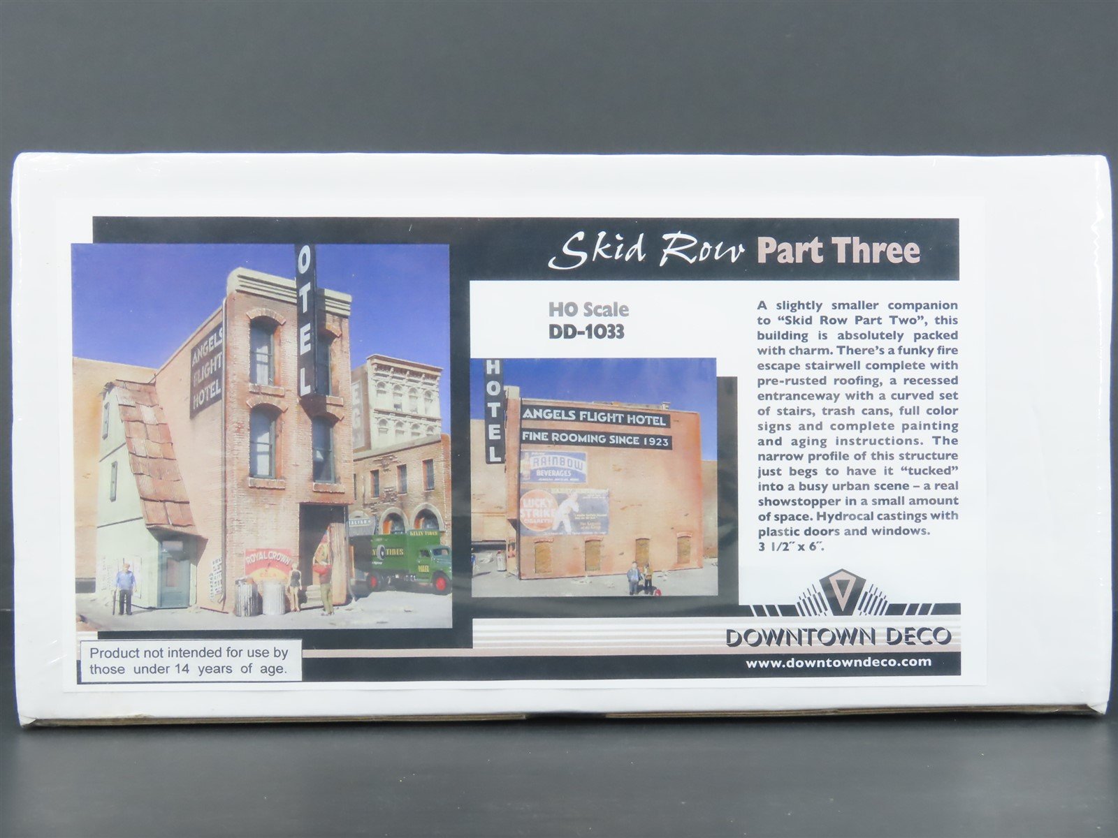 HO 1/87 Scale Downtown Deco Kit DD-1033 Skid Row - Part Three - SEALED