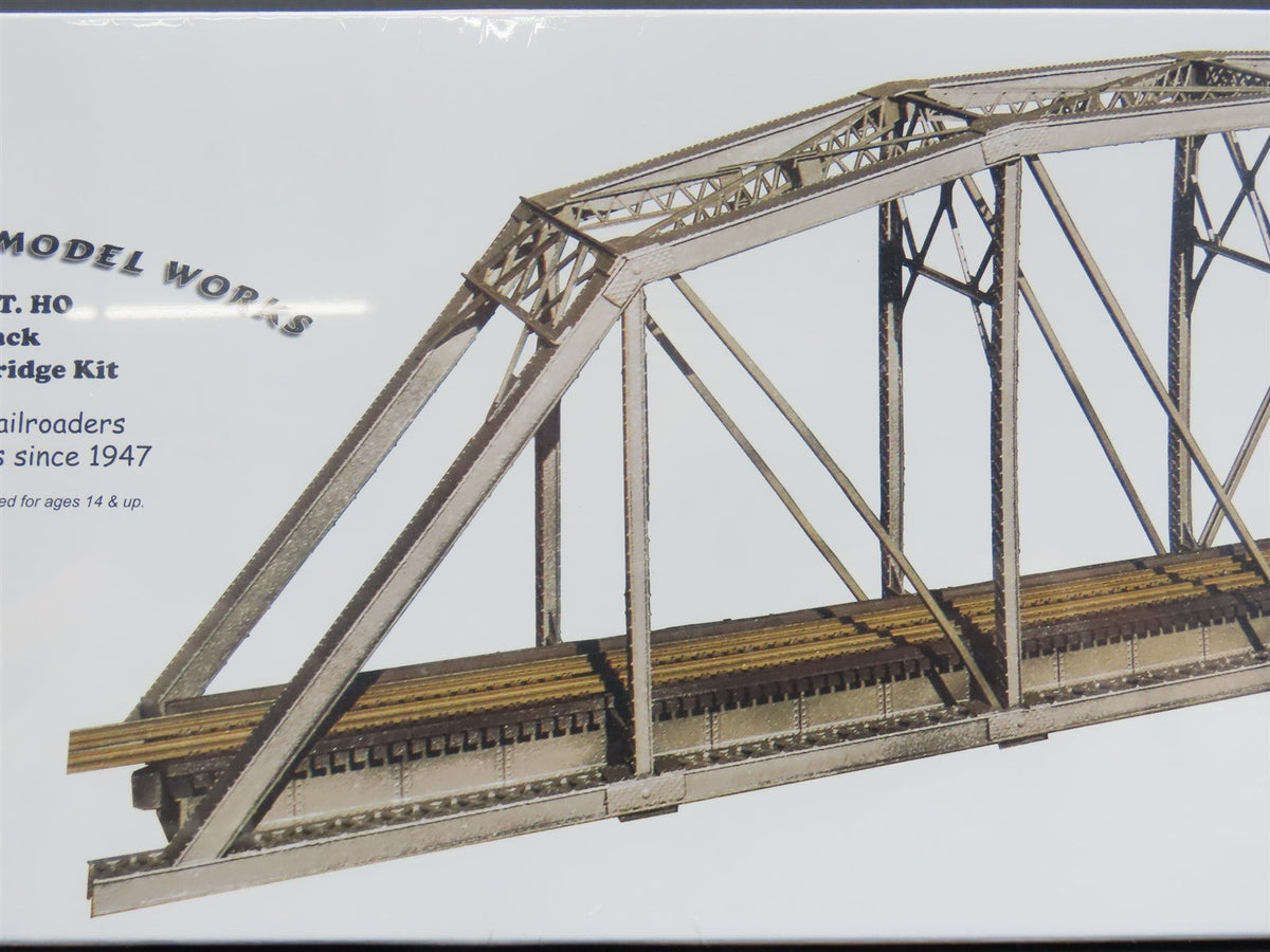 HO Central Valley Model Works Kit 1901 Single Track Parker Truss Bridge - SEALED