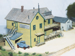 HO 1/87 Scale Tom's Railroad Corner Kit 6 R.B. Hildebrand Box & Barrel Co.