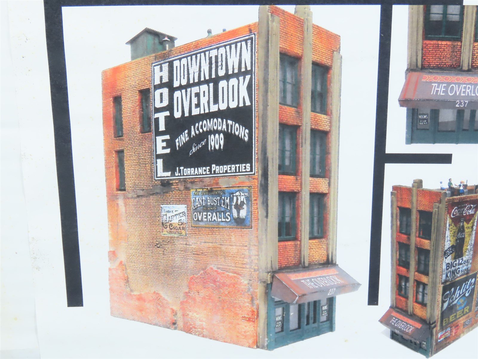 HO 1/87 Scale Downtown Deco Kit DD-1068 The Downtown Overlook Hotel