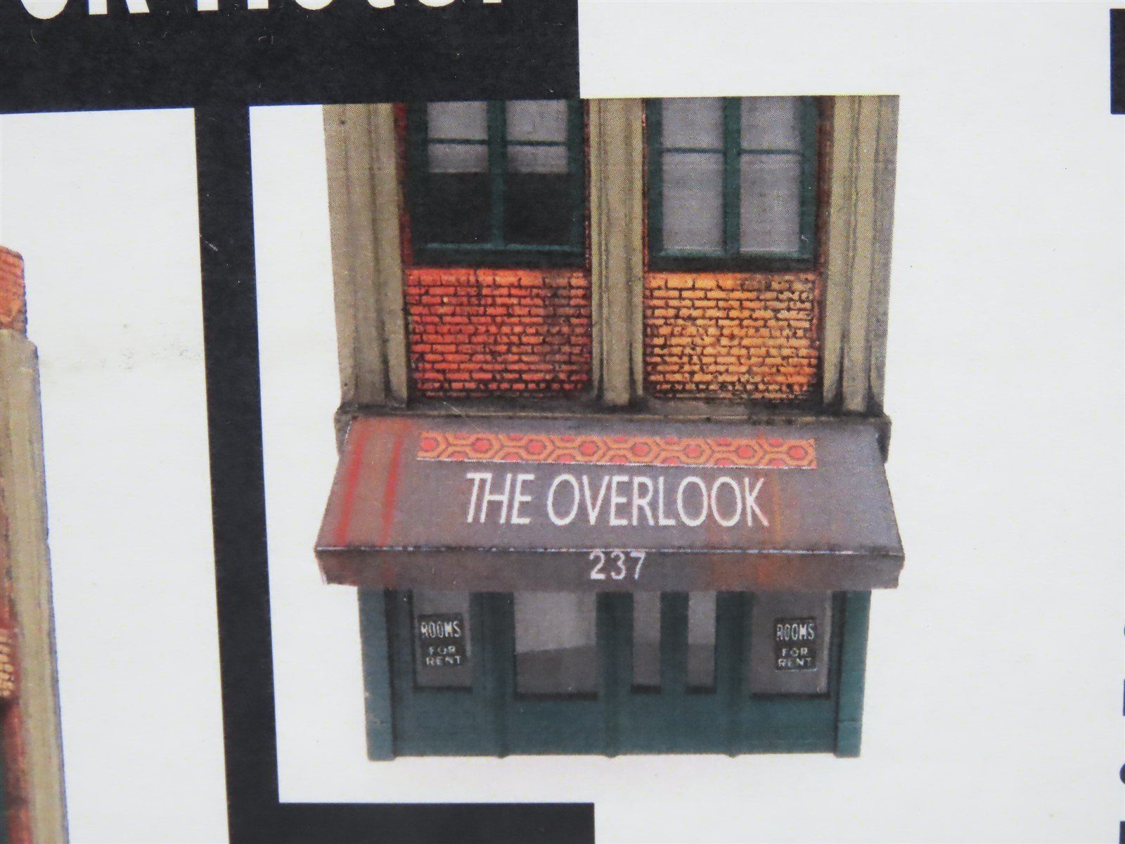 HO 1/87 Scale Downtown Deco Kit DD-1068 The Downtown Overlook Hotel
