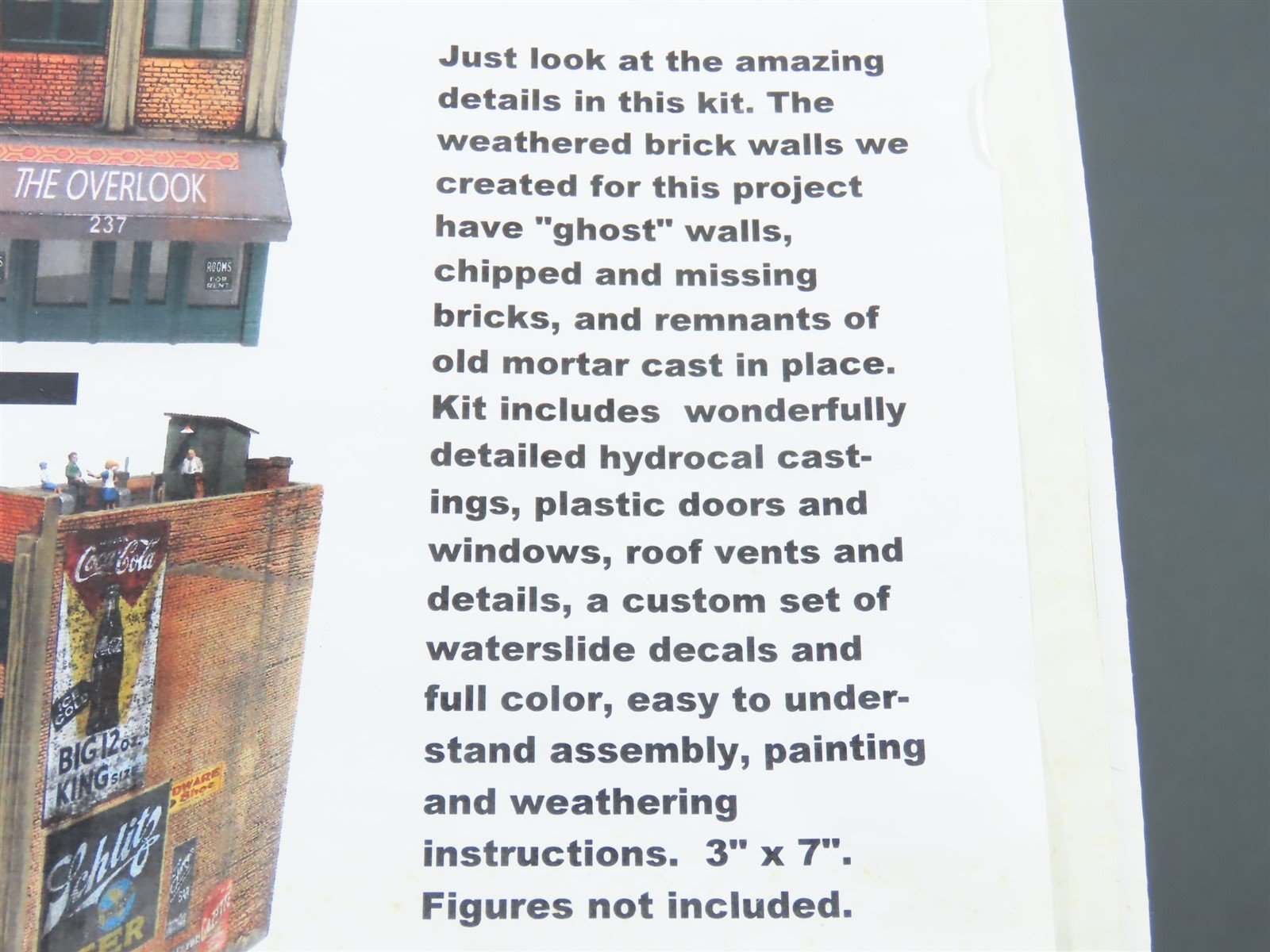 HO 1/87 Scale Downtown Deco Kit DD-1068 The Downtown Overlook Hotel