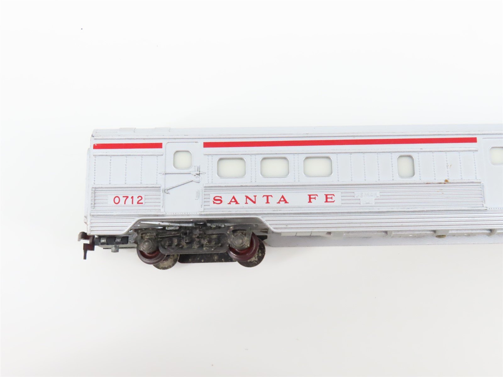 LOT of 2 HO Scale Lionel ATSF Santa Fe Obs/Baggage Passenger Cars