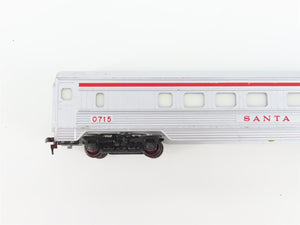 LOT of 2 HO Scale Lionel ATSF Santa Fe Obs/Baggage Passenger Cars